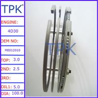 
Mitsubishi 4D31 engine piston ring set ME012010,ME012070
