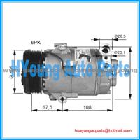 Compressor For OPEL ASTRA H 1.3CDTİ (04-) DELPHİ CVC6 6PK 109 Mm 6854066 13124754 13318698 1140916 8698DPSS