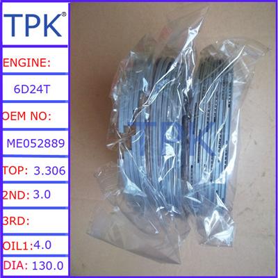Mitsubishi 6D24T piston ring set