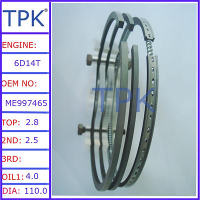 6D14T PISTON RING ME997465
