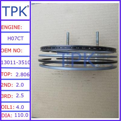 HINO H07CT PISTON RING,13011-3510 13011-2672