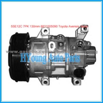 5SE12C Auto Air Conditioner Compressor For CarToyota Avensis 88310-05090, 8831005090 447180-5640;447190-3660;447220-9398