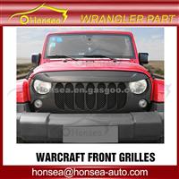 Latest Style Angry Bird Mesh Grille For Jeep Wrangler JK Front Bumper Grille