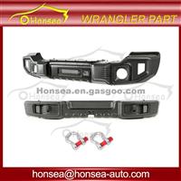 Back Bumper For Jeep Wrangler Rubicon Rear Steel Bar Guard Protection