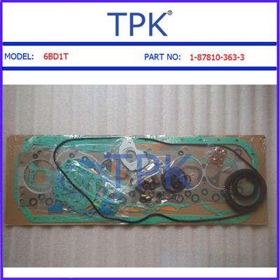 Isuzu 6BD1T Gasket Kit,1-87810-363-0 1-87810-363-1 5-87810-639-5