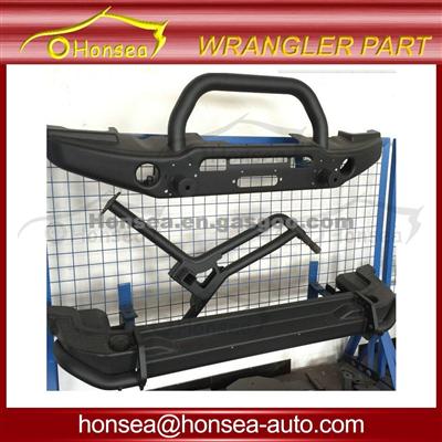 Ave Rear Bumper With Spare Tire Rack For Jeep Wrangler Jk