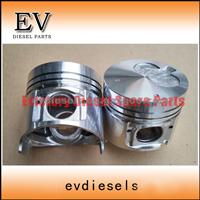 Engine Rebuild Kit 4D95 Piston Ring Liner Gasekt Bearing Valve Connecting Rod Crankshaft Water Pump Oil Pump
