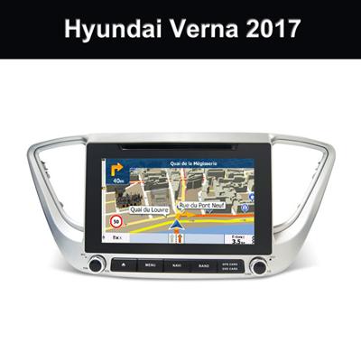 Wholesale Double Din Car DVD With TFT Screen Bleutooth Radio Hyundai Verna 2017