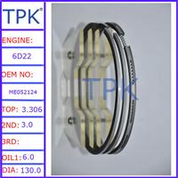 
30917-20010 ME052124 ME052787, 6D22,6D22T 6D22-T 6D22-C piston ring ,
