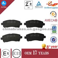 Ceramic Brake Pad Top Quality D1471-8671 FROM LUDA BRAKE FACTORY