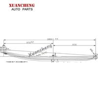Auto Parts 9443200102 Leaf Spring For BENZ ACTROS