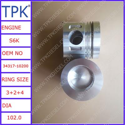 34317-10200 , S6K Piston, S6KT,S6K-T engine parts,