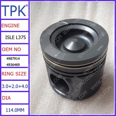 6L L375 6L8.9 PISTON 4987914 4936469