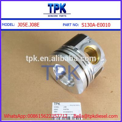 J05E PISTON S130A-E0100 SK200-8 SK250-8 ENGINE PARTS