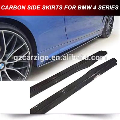 Carbon Fiber Side Skirts Body kit Fit for BMW F32 4 Series M Performance type 2014-2016