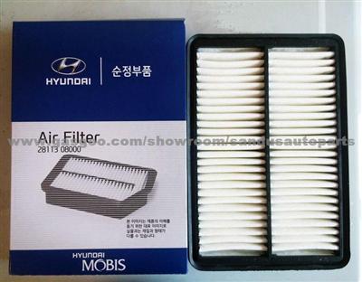 Engine Parts Air Filter For Hyundai 28113 08000 Autoparts