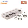 
100pcs B26 calibration gasket Diesel adjusting shim for bosch 0445120027/042/082 injector
