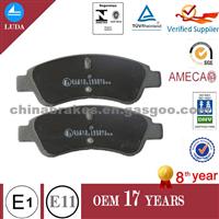 China Factory Made Brake Pad D1213 Fits The Car Make Citroen C2 C3 C4