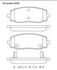 Brake Pad 58101-07A10 SP1172 D1601-8815 GDB3369 For KIA PICANTO