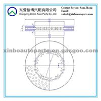 DAF Truck Brake Disc 1812582,1812563,1640561,1387439