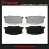
D356 A-236K High Quality ISO Auto Spare Parts Low Metallic Auto Brake Pads For LEXUS D2065 0446532100
