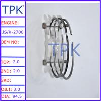 
K6Z1-11-SCO, PISTON RING FOR KIA JS, K2700, K-2700,PREGIO
