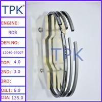 
12040-97007 RD10 Engine PISTON RING, RD8 piston ring set
