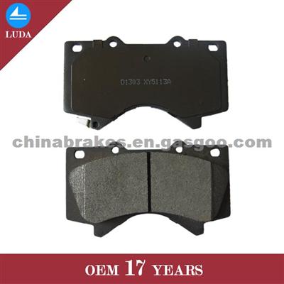 100% Tested D1303 Auto Parts Brake Pad Manufacturer With Quick Adjust Systerm