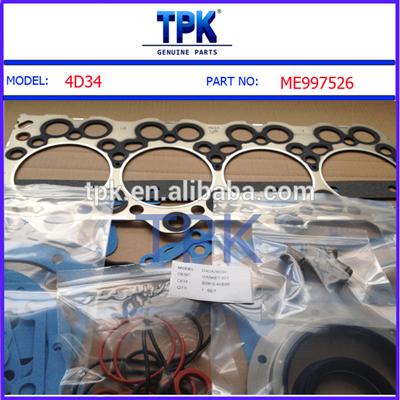 4D34 TOP BOTTOM 4D34T COMPLETE GASKET SET KIT ME997874