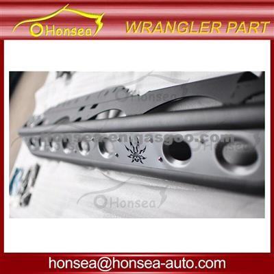 4 Door Side Step Bar For Jeep Wrangler JK Poison Spider Running Board 07-15