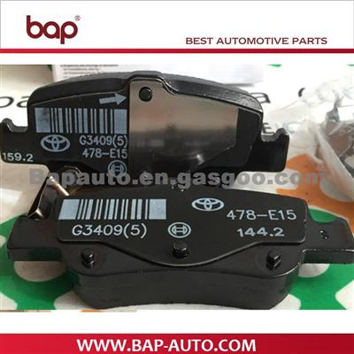Toyota Brake Pad 04466-02181,04466-02170,04466-02190,04466-02180