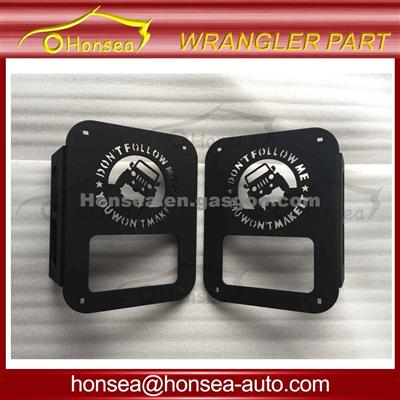 Special Style LED Tail Lamp Cover Protection For Jeep Wrangler JK