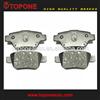 
Good quality Japanese car brake pads For TOYOTA AVENSIS Saloon wva23620 GDB3337 0446605010
