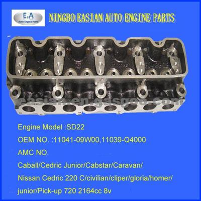 Nissan SD22 Cylinder Head OE:11041-09W00,11041-Q4000