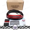 
New car body kit flash reflector light rubber bumpers lip with led light
