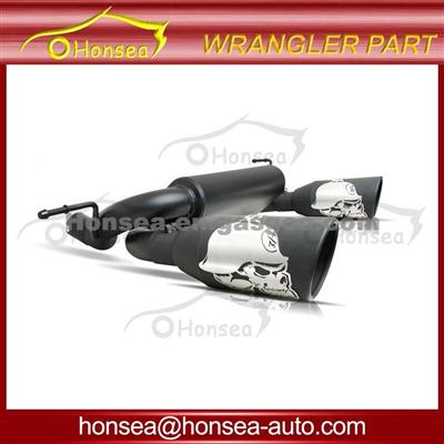 07-15 Wrangler For Jeep Jk Gibson Metal Mulisha Exhaust Double Pipe