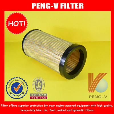 High quality excavator engine air filters 6I2510 supplier
