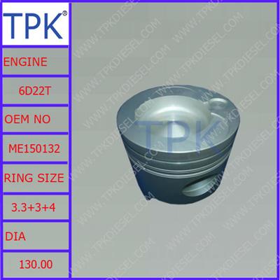 Mitsubishi 6D22T piston, ME150132 ME052818 ME052115 ME058390 ME052792 23411-83410