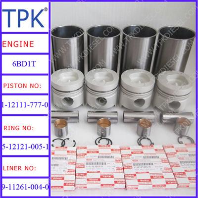 6BD1T Liner kits usd for EX200-1 EX200-2 EX200-3 engine repair kits