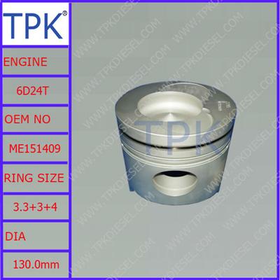 Mitsubishi 6D24Tengine parts, diesel parts piston