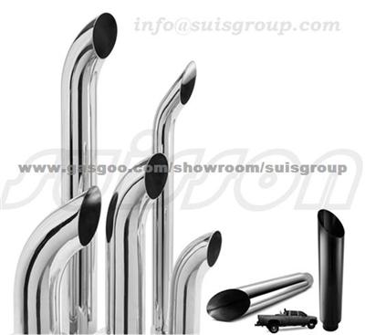 Exhaust Curved Stacks, Lorry Pipe, Glasspack Muffler, Bending Pipe, Exhaust Donuts