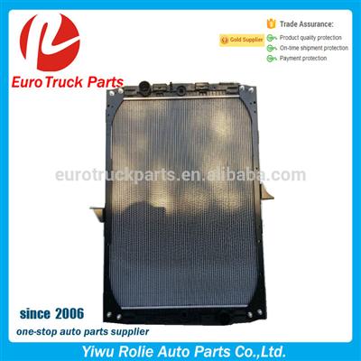 China OEM 1617340 1326966 Heavy Duty European Tractor Cooling System DAF XF95 Truck Aluminum Radiator