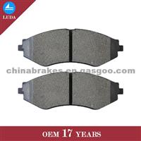 S4510019 D1035 Top Quality Auto Car Brake Pad For Chevrolet,Daewoo,Suzuki