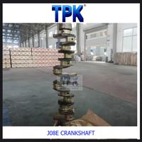 China J07e J08e Engine Diesel Parts Forged Cast Crankshaft Vh13411e0100
