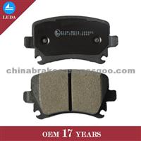 OEM1K0 698 451 Semi-Metallic Car Rear Brake Pad For Audi