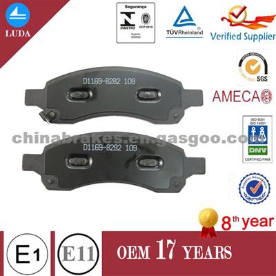 For GMC CHEVROLET TRAILBLAZER Colorado Traverse Trucks Brake Pad D1169