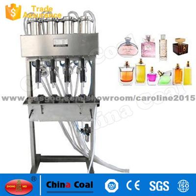 2017 New Semi Automatic 4-Heads Vacuum Perfume Filler Liquid Filling Machine