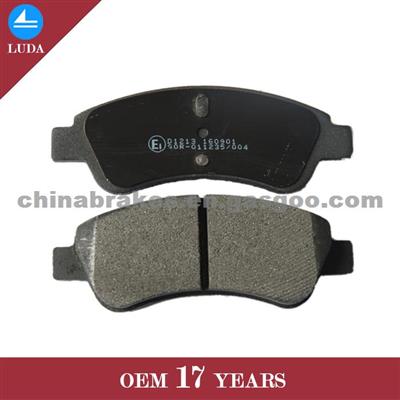 Type Brake Pad China Famous Brand Brake Pad D1213