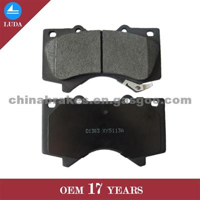 Manufacturer Front Brake Pad D1303 For Toyota /Lexus Cars