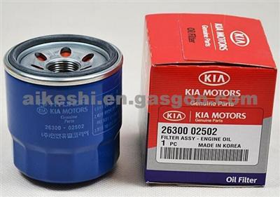 Oil Filter 26300-02502 For Hyundai Kia